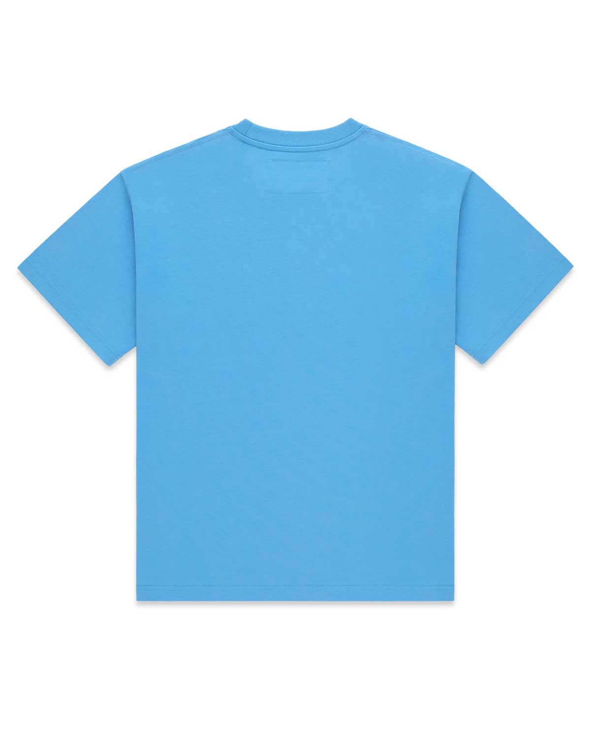 Sp5der Commerce Tee dusty blue, plain back, back view