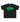 Sp5der Contrast Stitch Slub Tee Black/Green