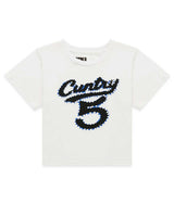 Sp5der Cuntry 5 Baby Tee White