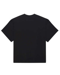 Sp5der Distort Tee onyx, plain black back view