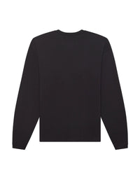 Sp5der Distressed OG Web V2 L/S granite black, plain back view