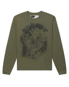 Sp5der Distressed OG Web V2 L/S Olympian Green