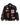 Sp5der District Cuntry Varsity Jacket black, varsity jacket with chenille SP5, S, #555 and Waiit patches, front view