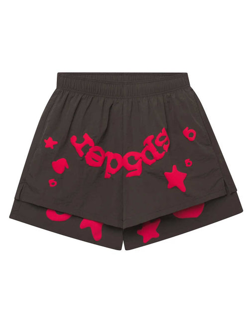 Sp5der Double Layer Short Slate Grey