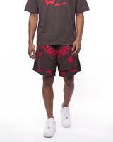 Sp5der Double Layer Short Slate Grey