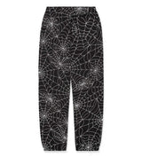 Sp5der Embroidered AOP Sweatpants Black