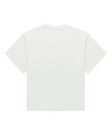 Sp5der Five Point Tee white, plain cream-white back with no graphic, back view