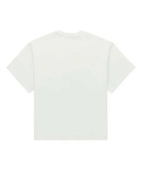 Sp5der Five Point Tee white, plain cream-white back with no graphic, back view