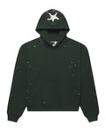 Sp5der Heavy Web Hoodie Dark Green
