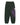 Sp5der Heavy Web Sweatpants dark green, sweatpants with an oversized purple spiderweb and white star on the leg, front view