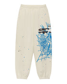Sp5der Heavy Web Sweatpants Foam Cream