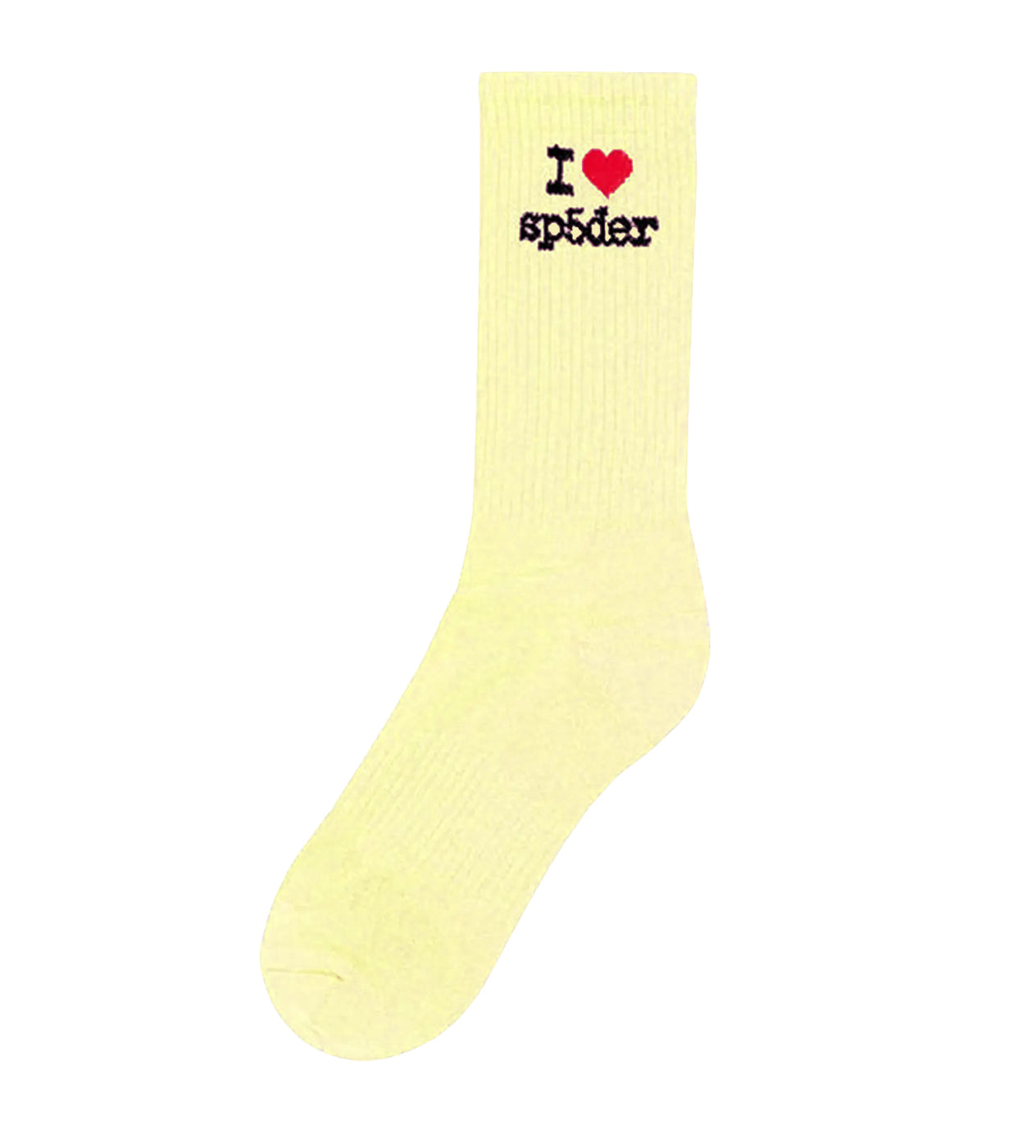 Sp5der I Heart Sp5der Sock Yellow