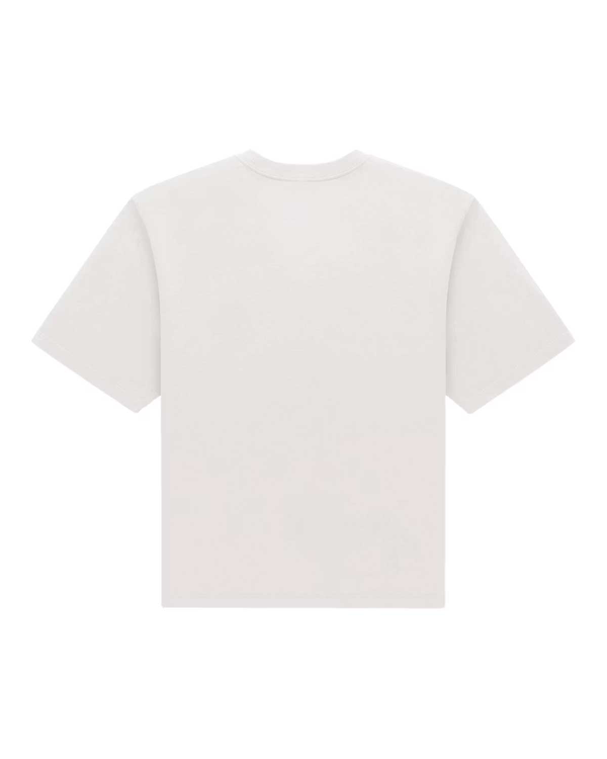 Sp5der Infantry Tee white, plain bone-white back with no graphic, back view