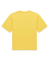 Sp5der Infantry Tee yellow, plain golden-yellow back with no graphic, back view