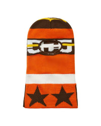 Sp5der Jacquard Knit Balaclava Orange