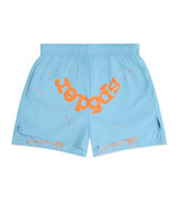 Sp5der Light Blue OG Web Double Layer Short front