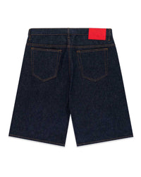 Sp5der Logo Denim Short V3 Indigo