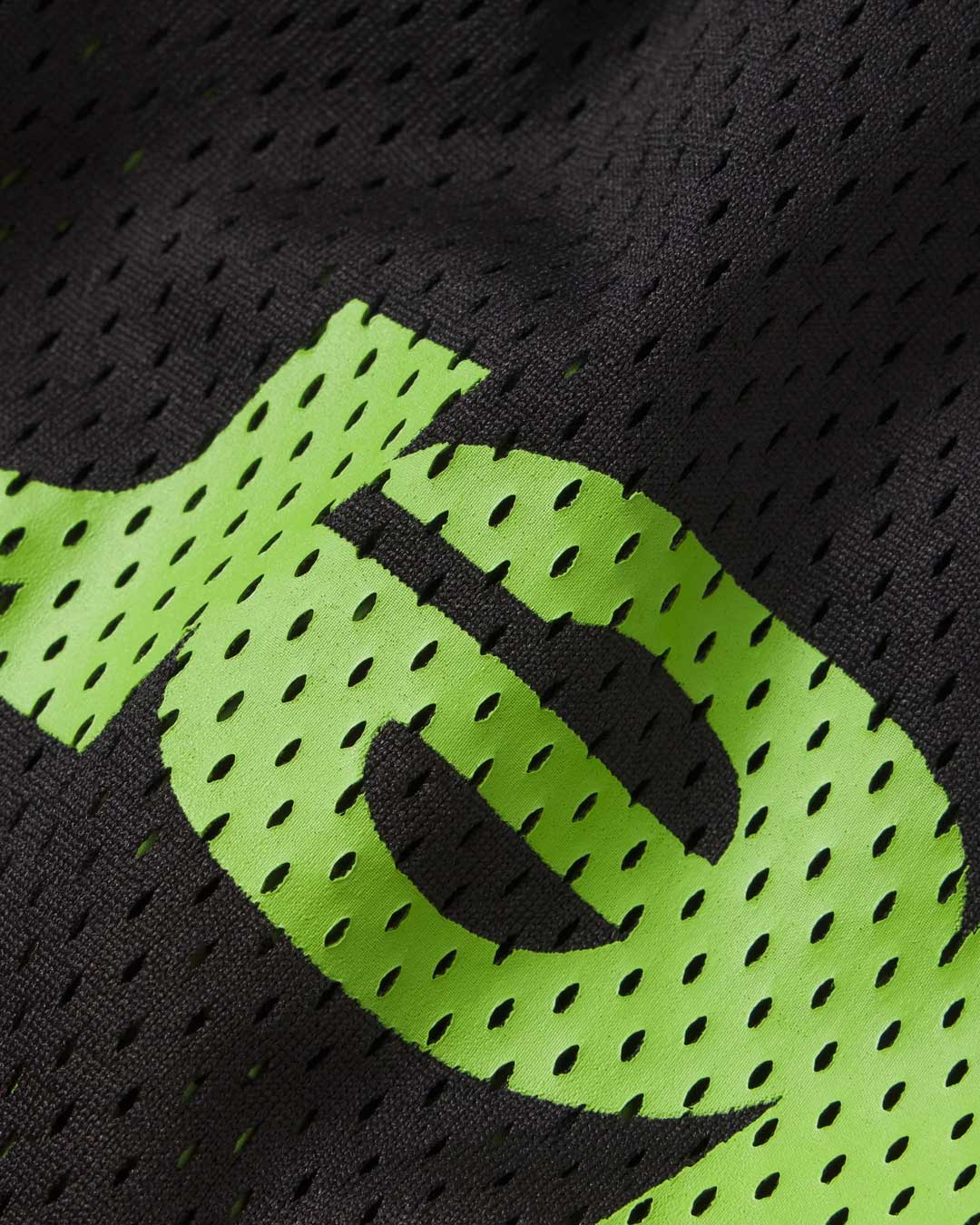 Sp5der Mesh Double Layer Shorts onyx, detail view of the inner liner layer at the hem
