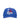Sp5der NYC Baseball Cap blue, royal blue cap with a white I love NYC and red spider heart embroidery, front view