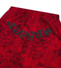 Sp5der OG Tree Camo Sweatpants Red