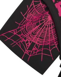 Sp5der OG Web Double Layer Shorts Black/Pink