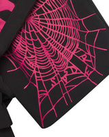 Sp5der OG Web Double Layer Shorts Black/Pink