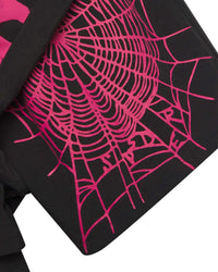 Sp5der OG Web Double Layer Shorts Black/Pink