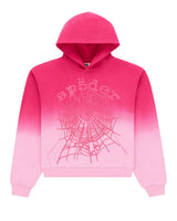 Sp5der OG Web Ombré Hoodie Pink