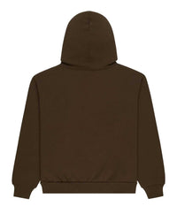 Sp5der OG Web Rhinestone Hoodie Brown