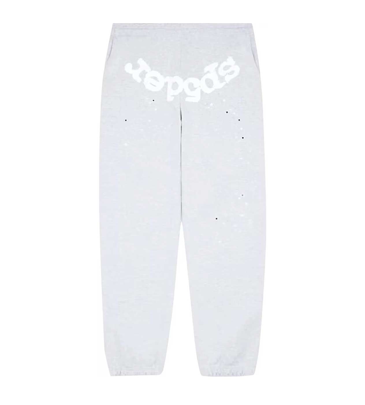 Sp5der OG Web Sweatpants Heather Grey front view