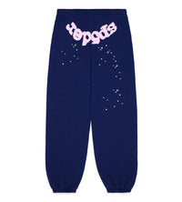 Sp5der OG Web Sweatpants Navy/Pink