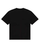 Sp5der OG Web Tee phantom black, plain black cotton tee, back view