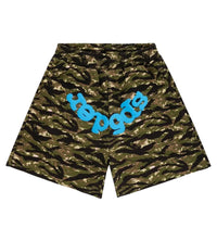 Sp5der OG Web Tiger Camo Sweatshorts