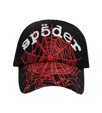 Sp5der OG Web v2 Trucker Hat Black/Red (Snapback)