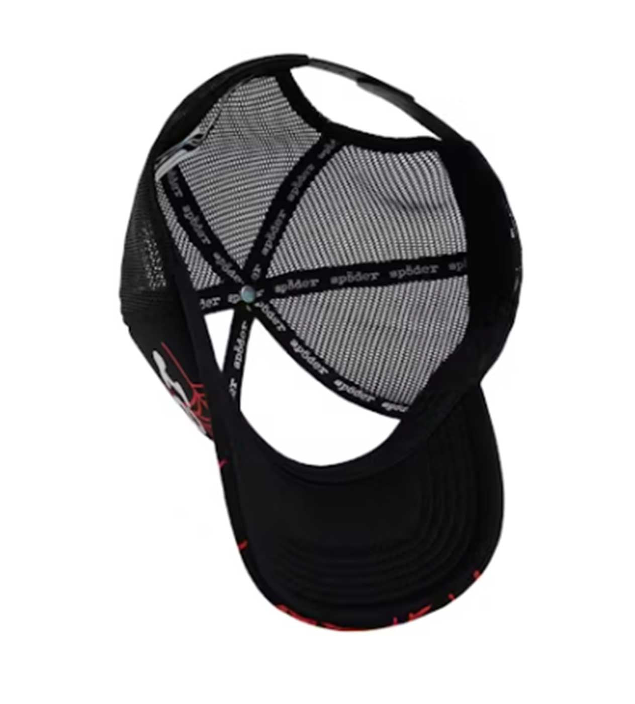Sp5der Worldwide Silk Web Bank Trucker Hat Black/Pink | Restock AR