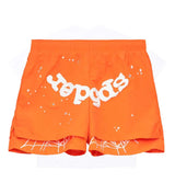 Sp5der Orange OG Web Double Layer Short front view