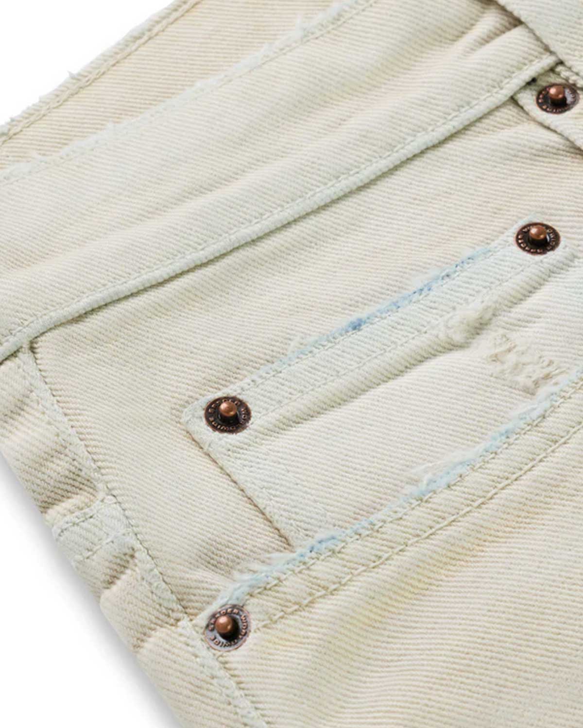 Sp5der Oxy Denim Pants Cream