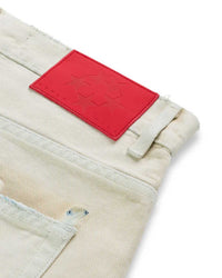 Sp5der Oxy Denim Pants Cream