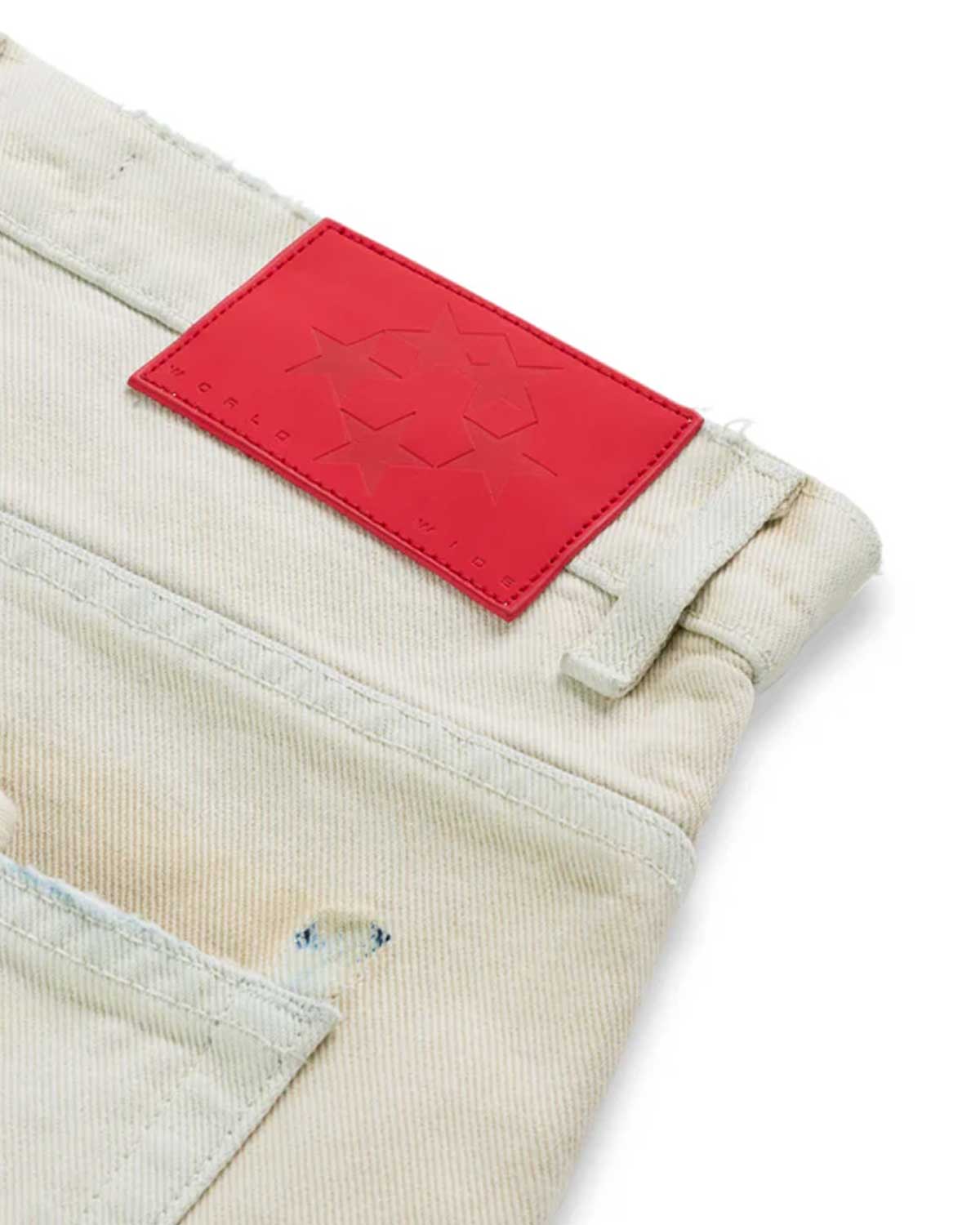Sp5der Oxy Denim Pants Cream