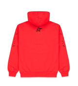 Sp5der P*nk Hoodie V2 Red Back