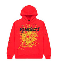 Sp5der P*nk Hoodie V2 Red Front