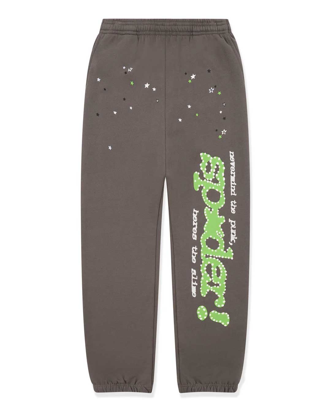Sp5der P*nk V1 Sweatpants Slate Grey
