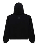 Sp5der P*nk V2 Rhinestone Hoodie Black