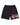 Sp5der P*nk V2 Sweatshorts black, fleece shorts with pink bubble sp5der wordmark and multicolor stars, front view