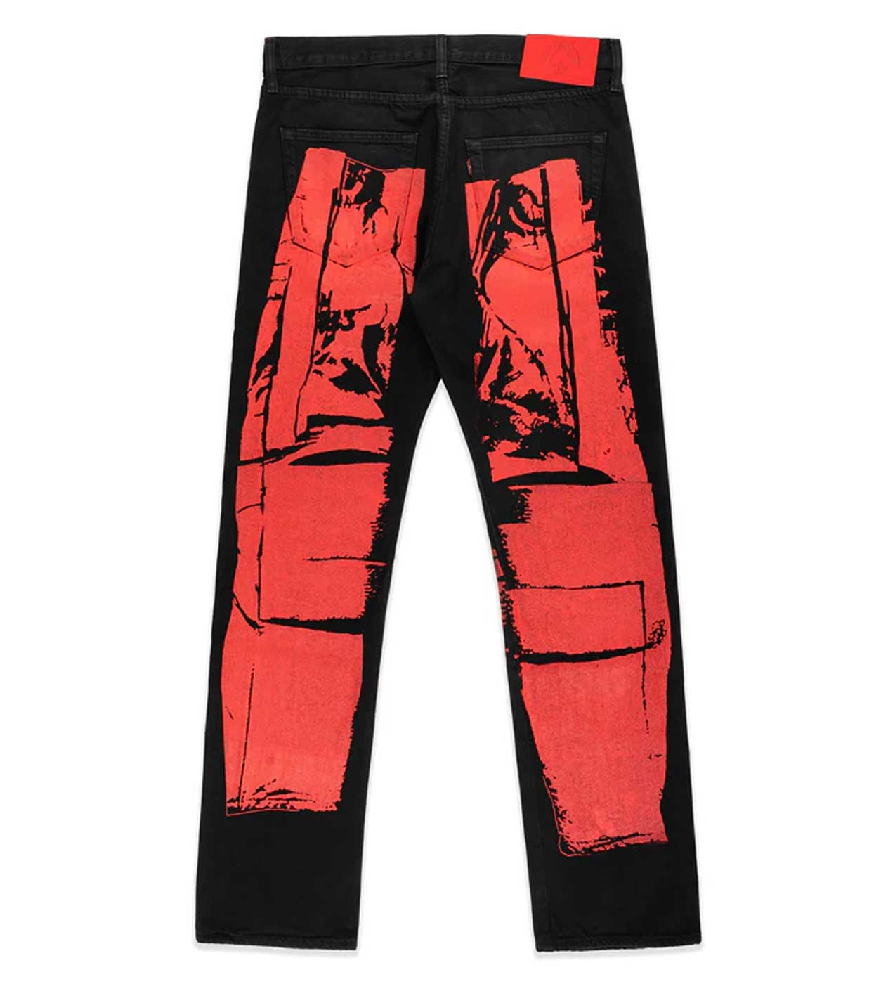Sp5der Painted Moto Denim Pant Black/Red – Restock AR
