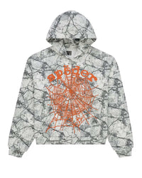 Sp5der Realtree OG Web V2 Zip Up Hoodie White Camo