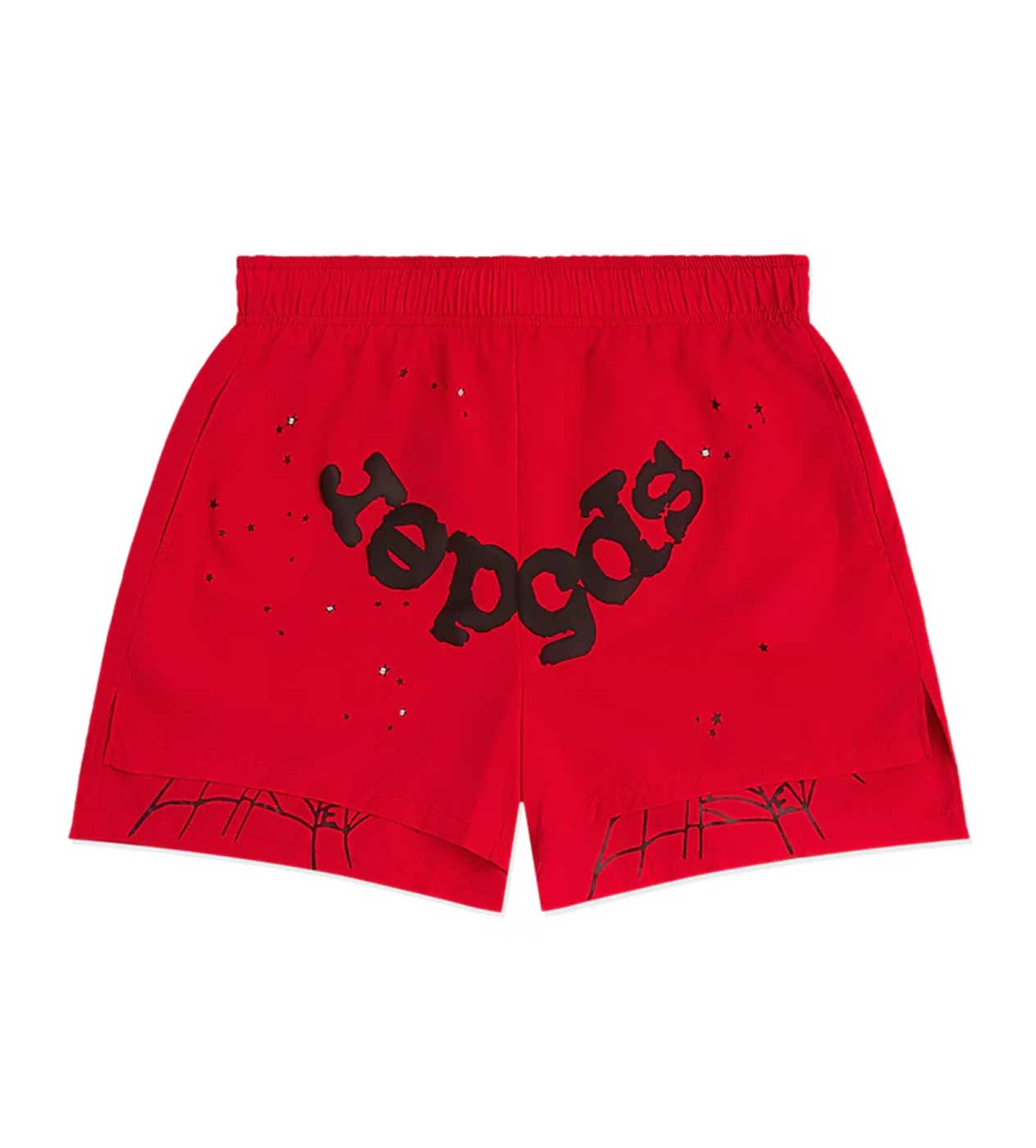 Sp5der Red OG Web Double Layer Short front