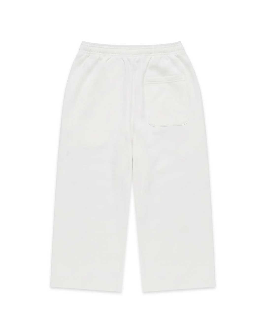Sp5der Rhinestone OG Web Long Shorts White