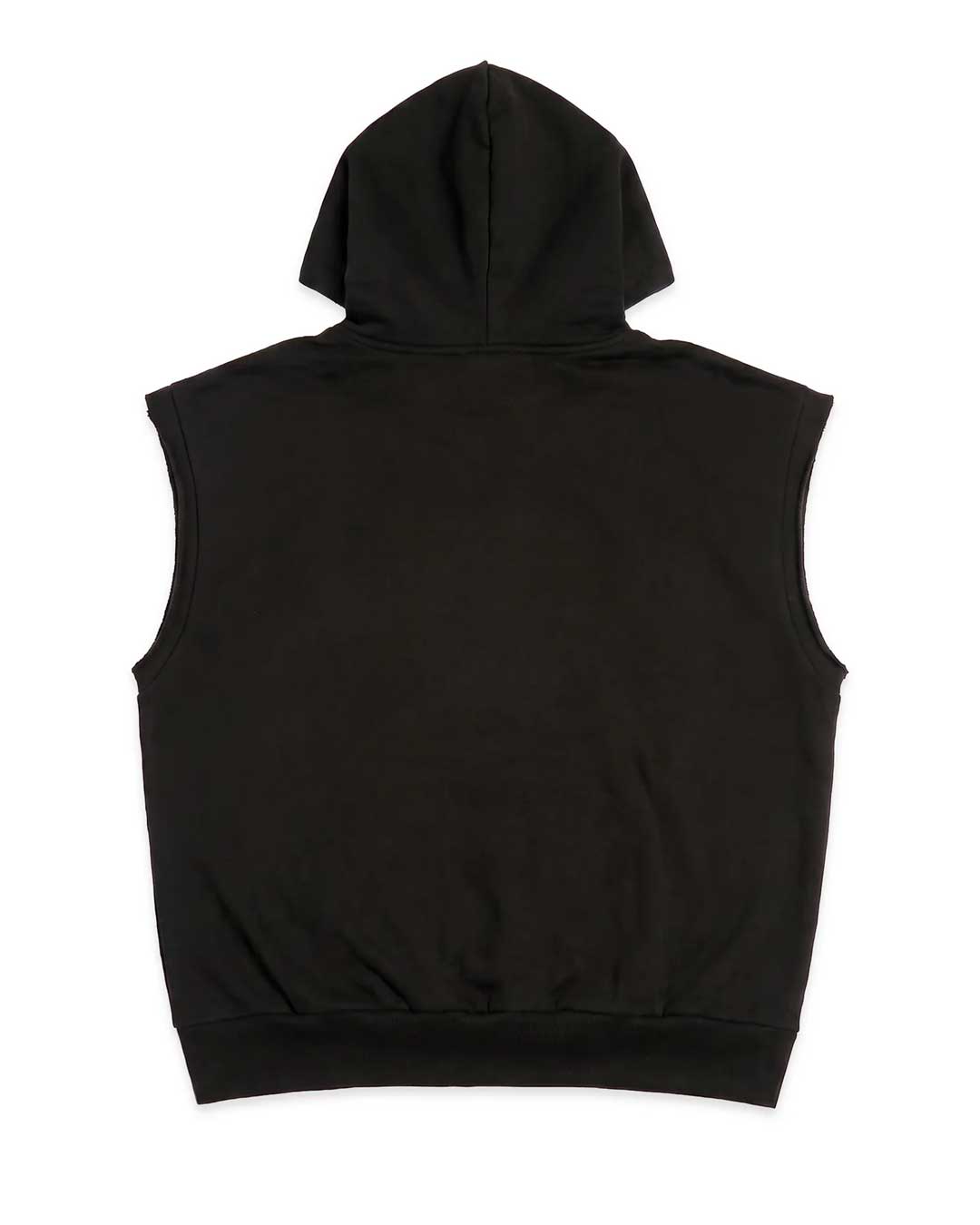 Sp5der Rhinestone OG Web Sleeveless Hoodie Onyx