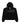 Sp5der Rhinestone Script Zip Up Hoodie Black